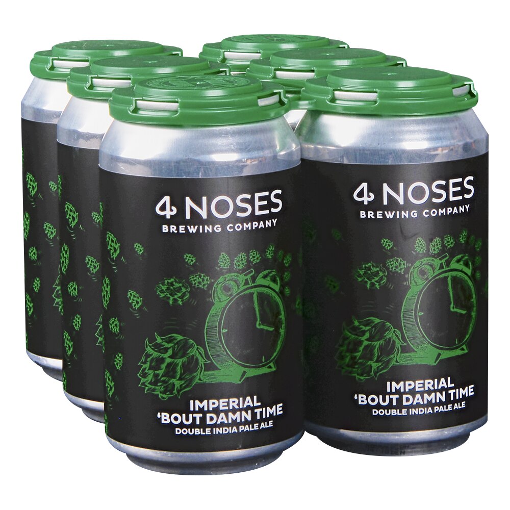 4 Noses Imperial Bout Damn Time 6pk 12 oz Cans - Applejack