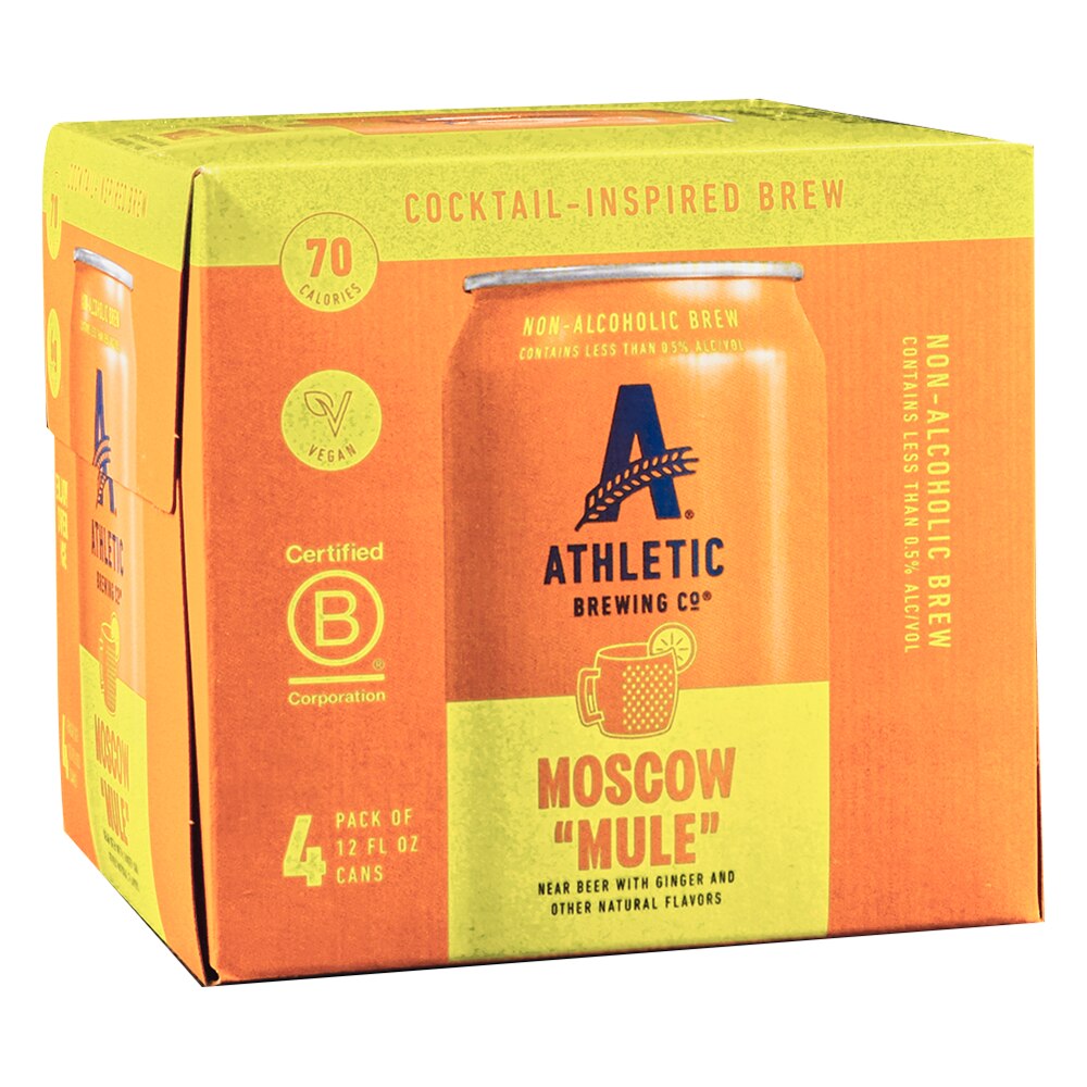 美品 定価46750円 BLOHM / ATOMICAN MULE Athletic NA Moscow Mule 4pk 12 oz Cans - Applejack