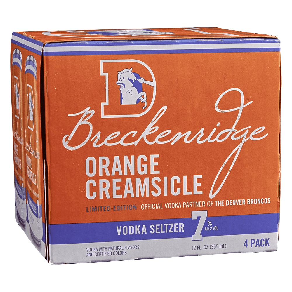 Breckenridge Broncos Orange Creamsicle 4pk 12 oz Cans - Applejack