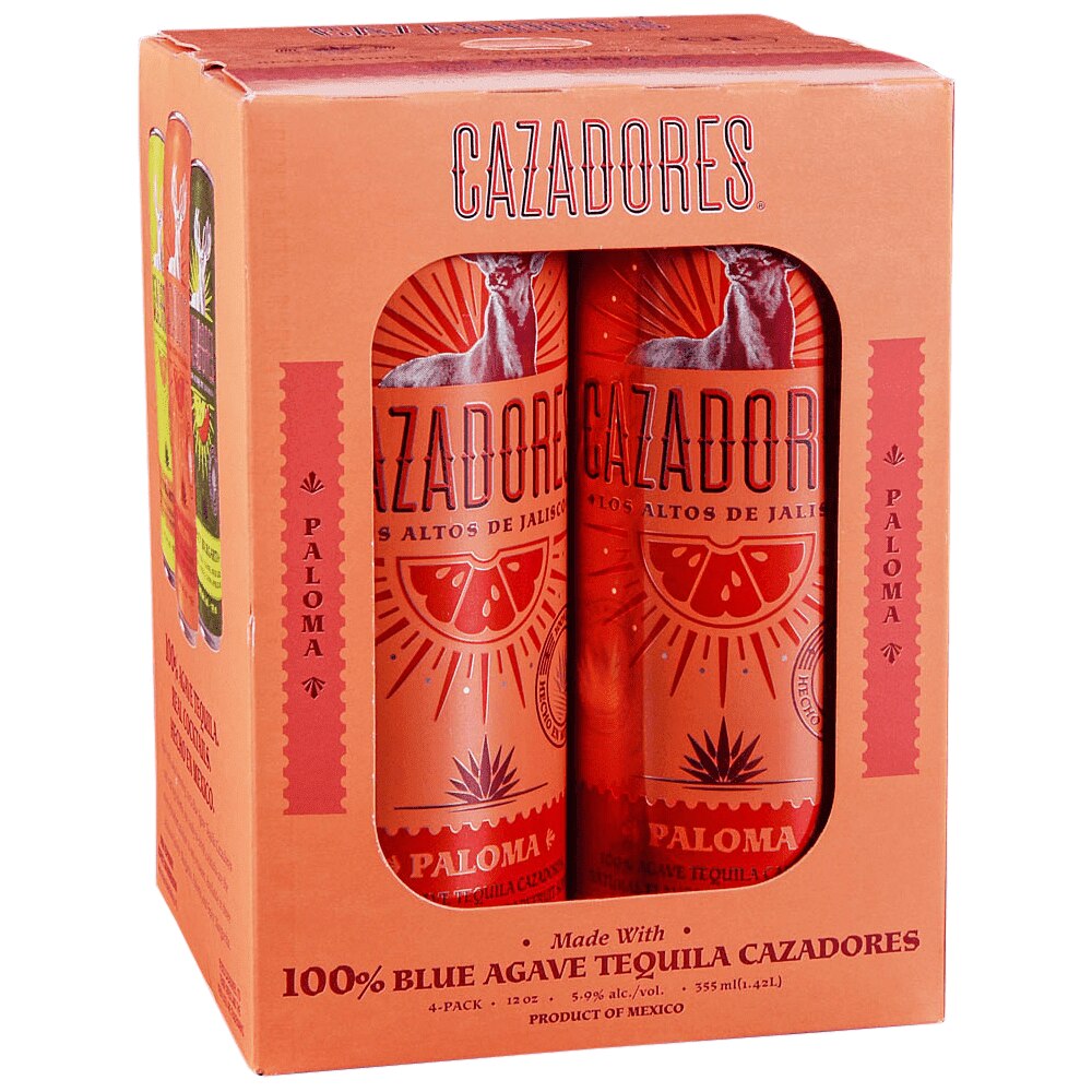 Cazadores Paloma RTD 4pk 12 oz Cans Applejack