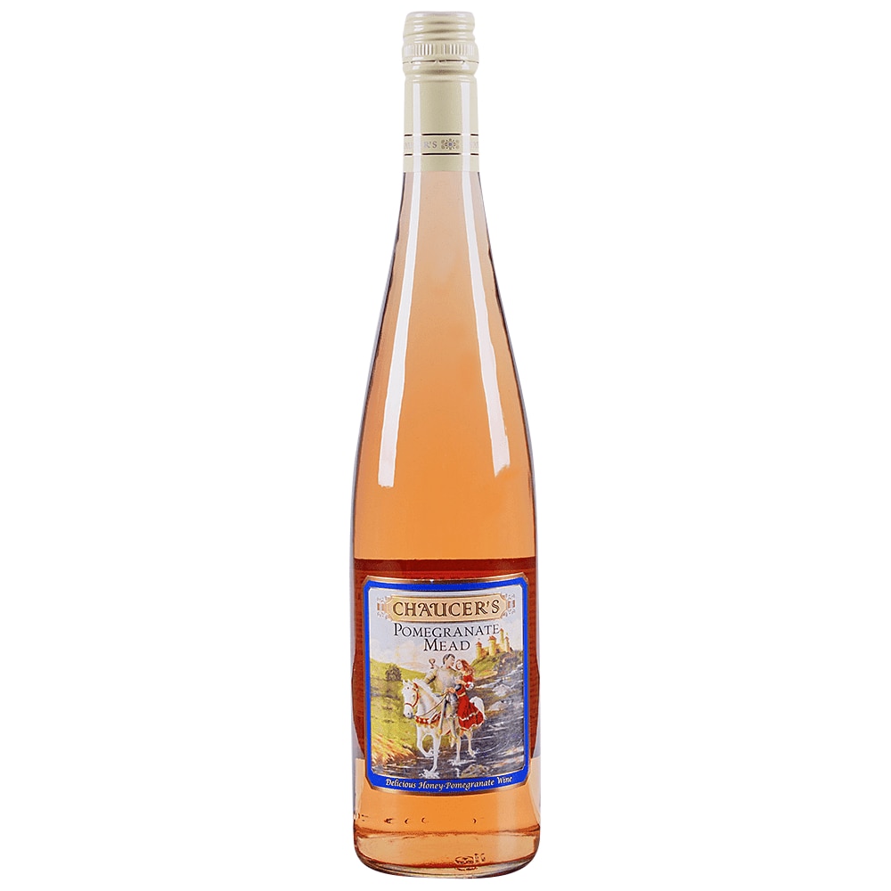 Chaucers Pomegranate Mead 750 ml Bottle Applejack