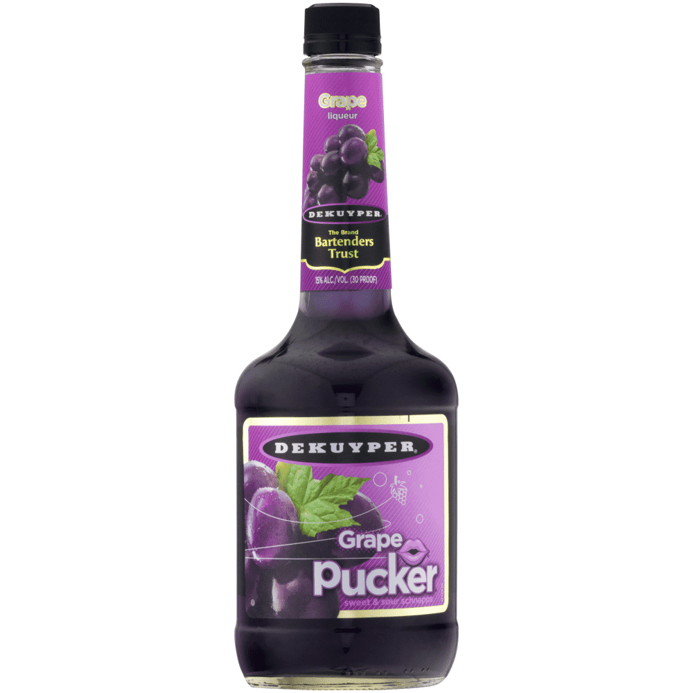 Dekuyper Grape Schnapps Sour Grape Pucker 750 ml Applejack