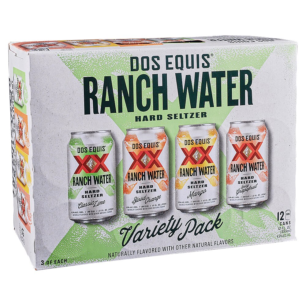 Dos XX Ranch Water Variety 12pk 12 oz Cans Applejack