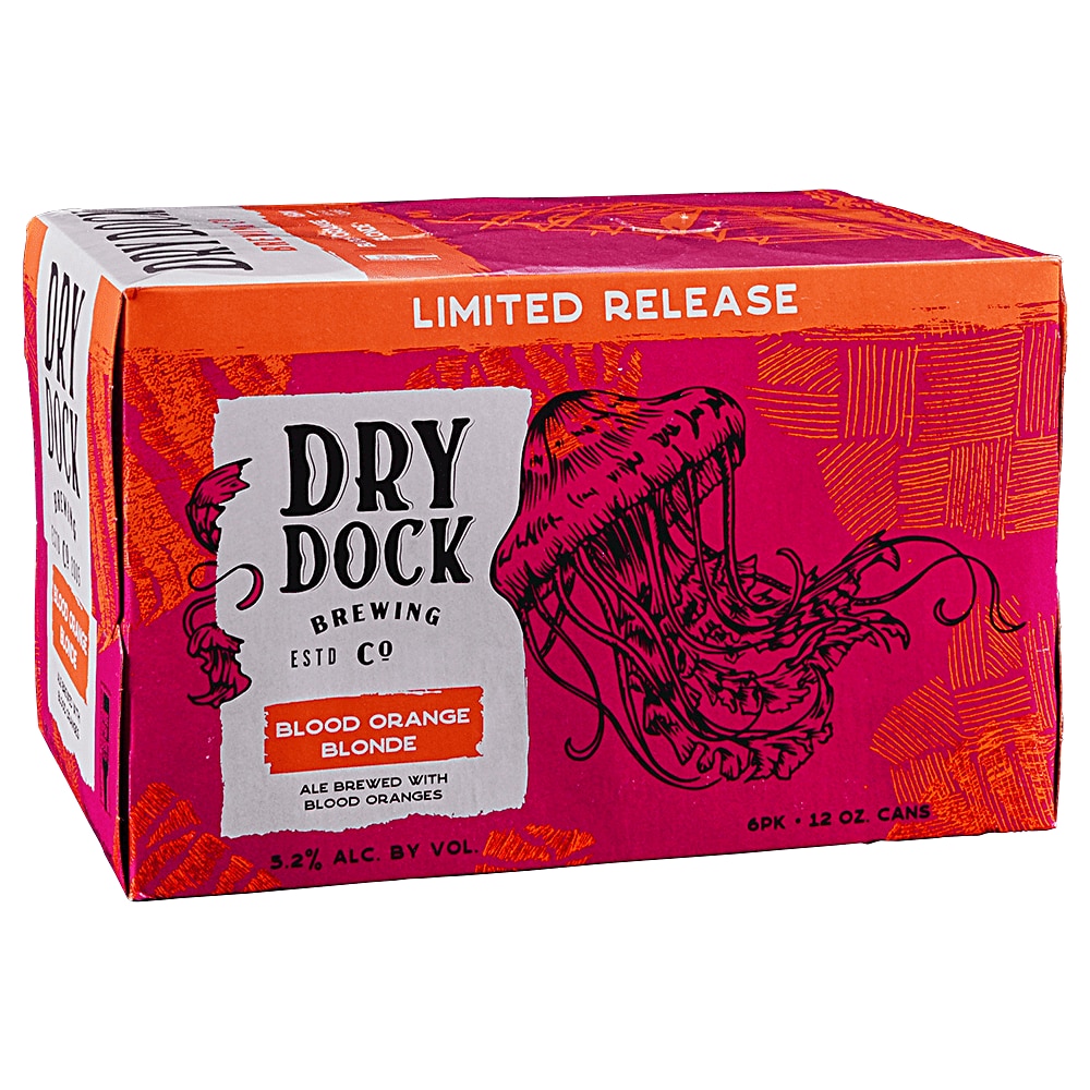 Dry Dock Blood Orange Blonde 6pk 12 oz Cans - Applejack