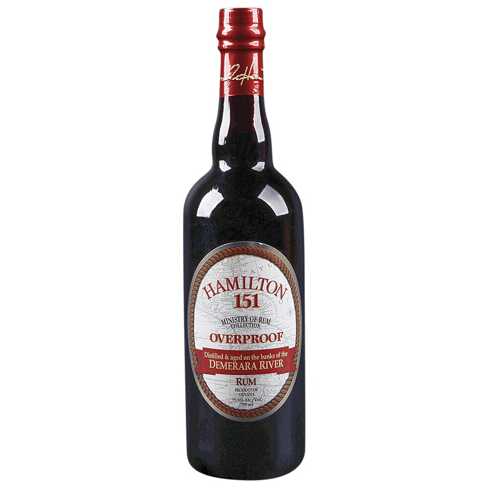 Hamilton 151 Overproof Rum 750 ml Applejack