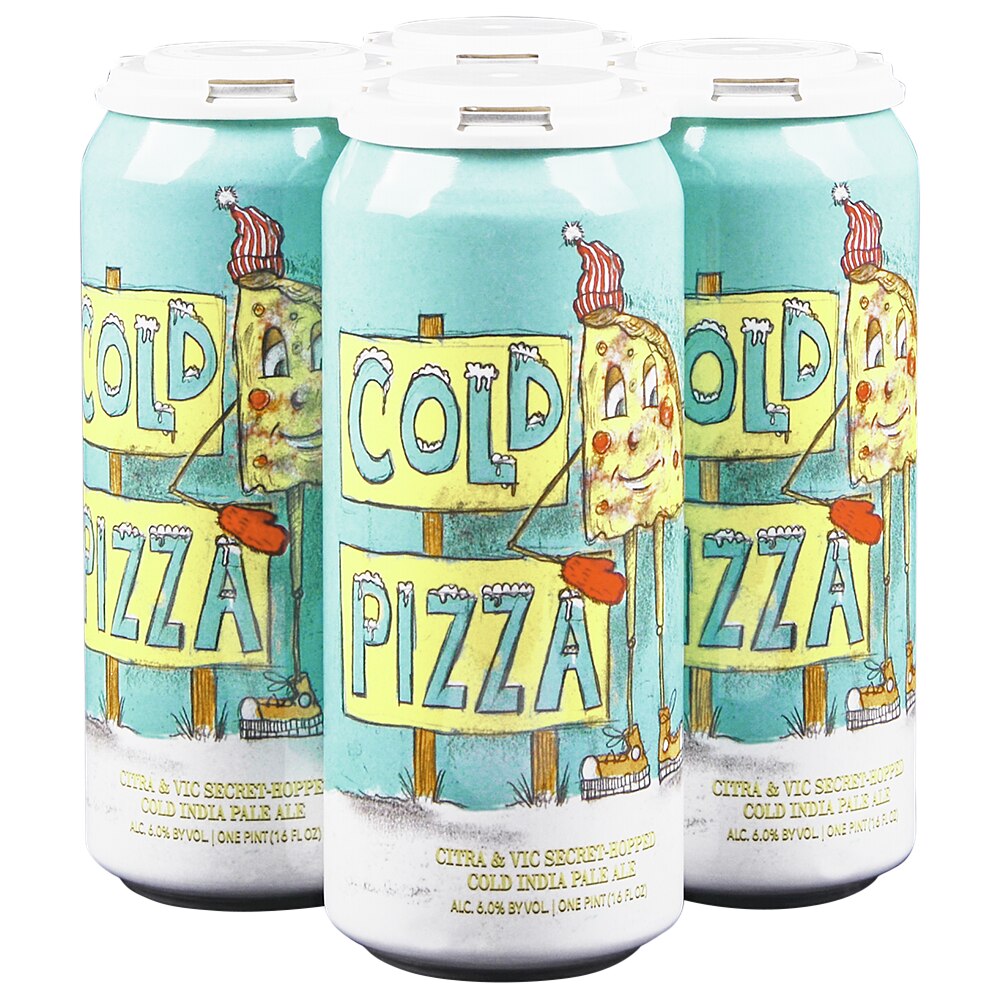 Hop Butcher Cold Pizza 4pk 16oz Cans - Applejack