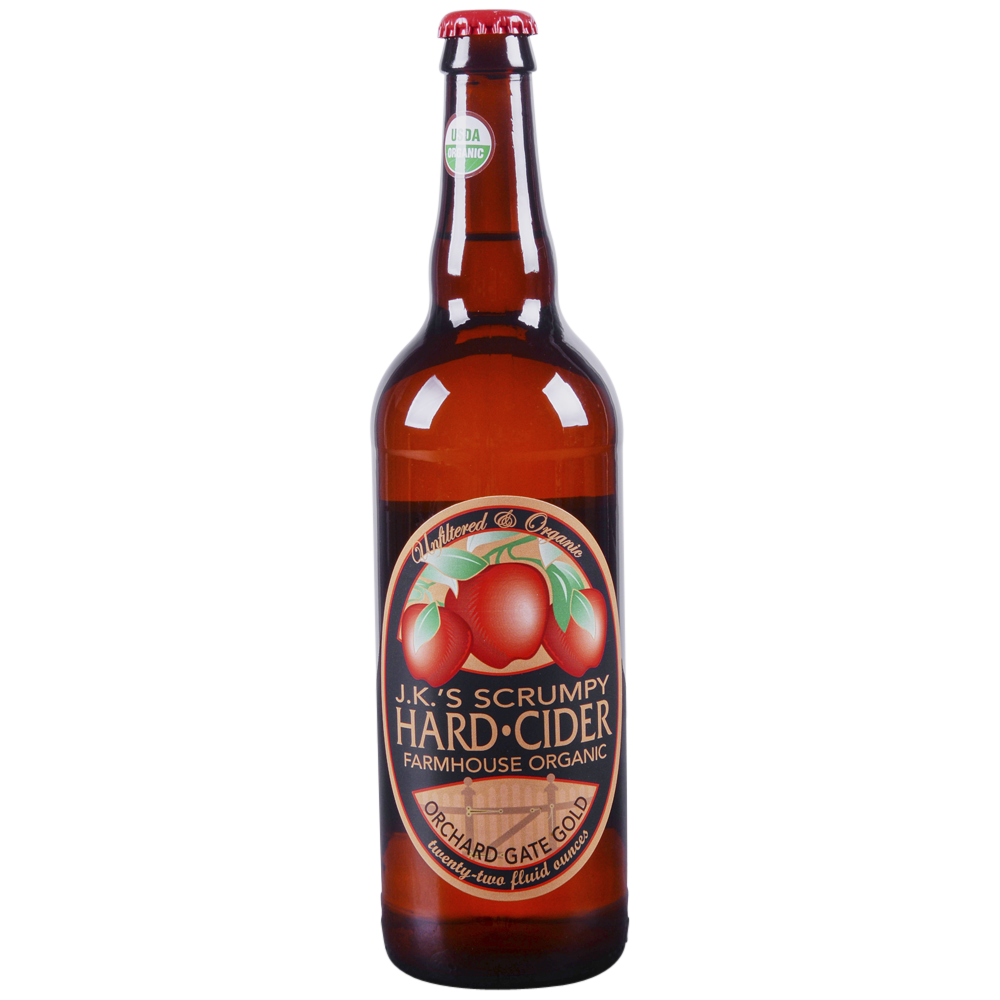 JK Scrumpy Organic Cider 22 oz Bottle