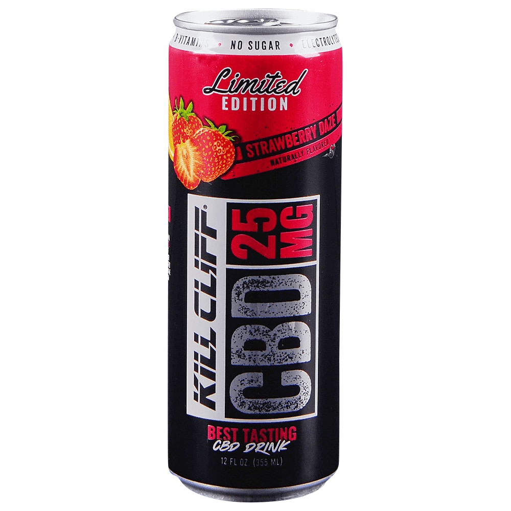 Kill Cliff Strawberry CBD 12 oz Can Applejack