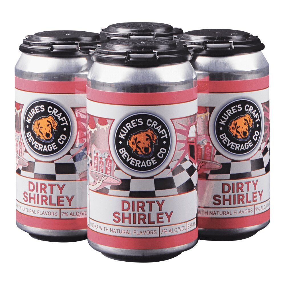 Kures Dirty Shirley 4pk 12 oz Cans - Applejack