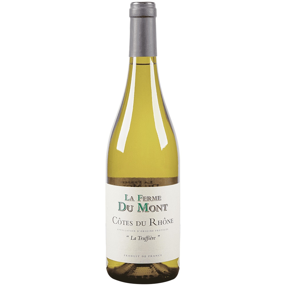 Le Ferme du Mont Cotes du Rhone Blanc La Truffiere 750 ml Applejack
