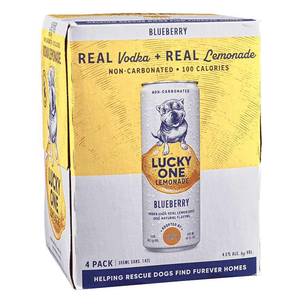 ラッキーNo1 Lucky One Vodka Lemonade Variety 12OZ - High Spirits, Bayonne, NJ