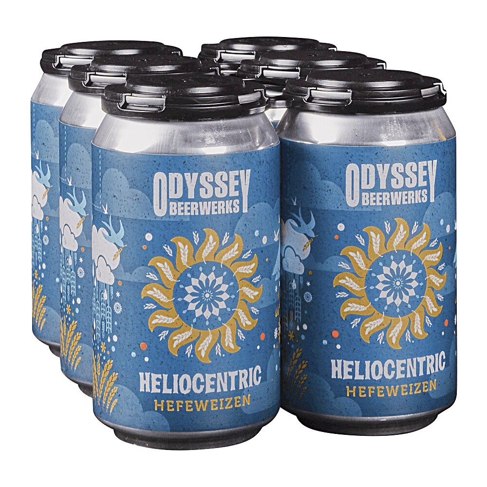 Odyssey Heliocentric Hefeweizen 6pk 12oz Cans - Applejack
