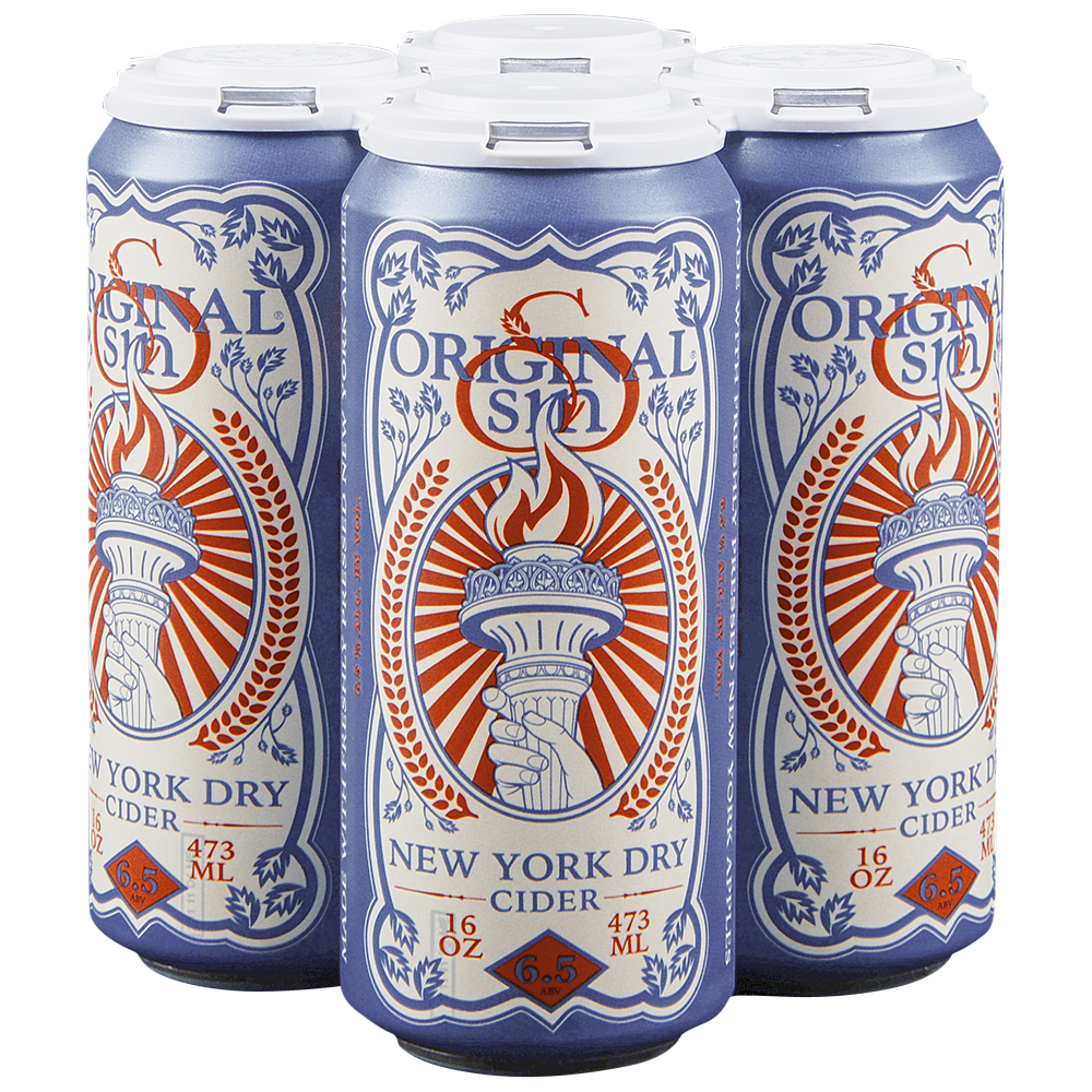 Original Sin NY Dry Cider 4pk 16 oz Cans
