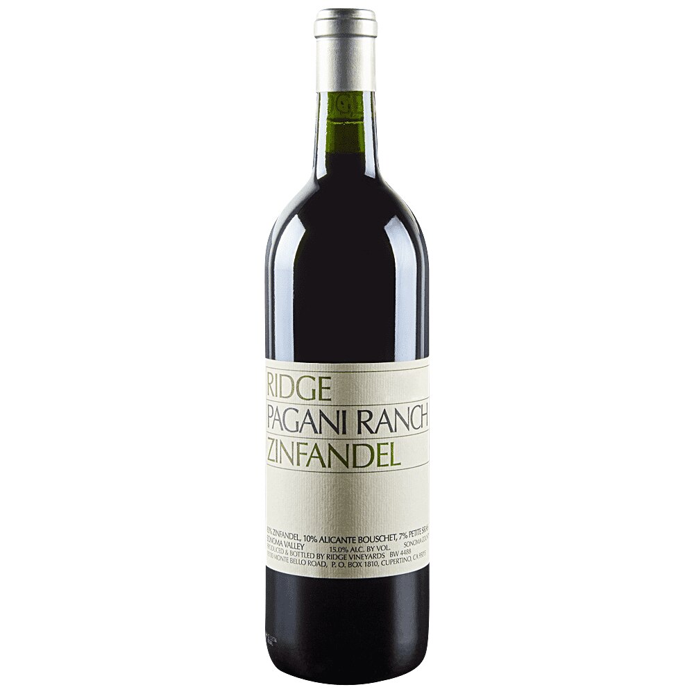RIDGE ZINFANDEL PASO ROBLES　PAGANI RANCH Ridge Zinfandel Pagani Ranch 750 ml - Applejack