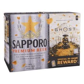 Sapporo 12pk 12 oz Cans - Applejack
