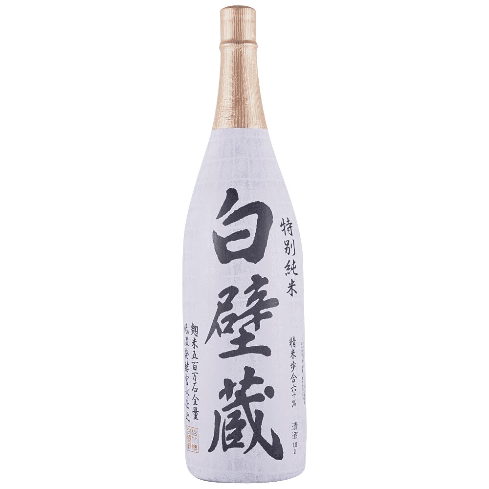 Shirakabe Gura Sake Tokubetsu Junmai 1.8 L - Applejack