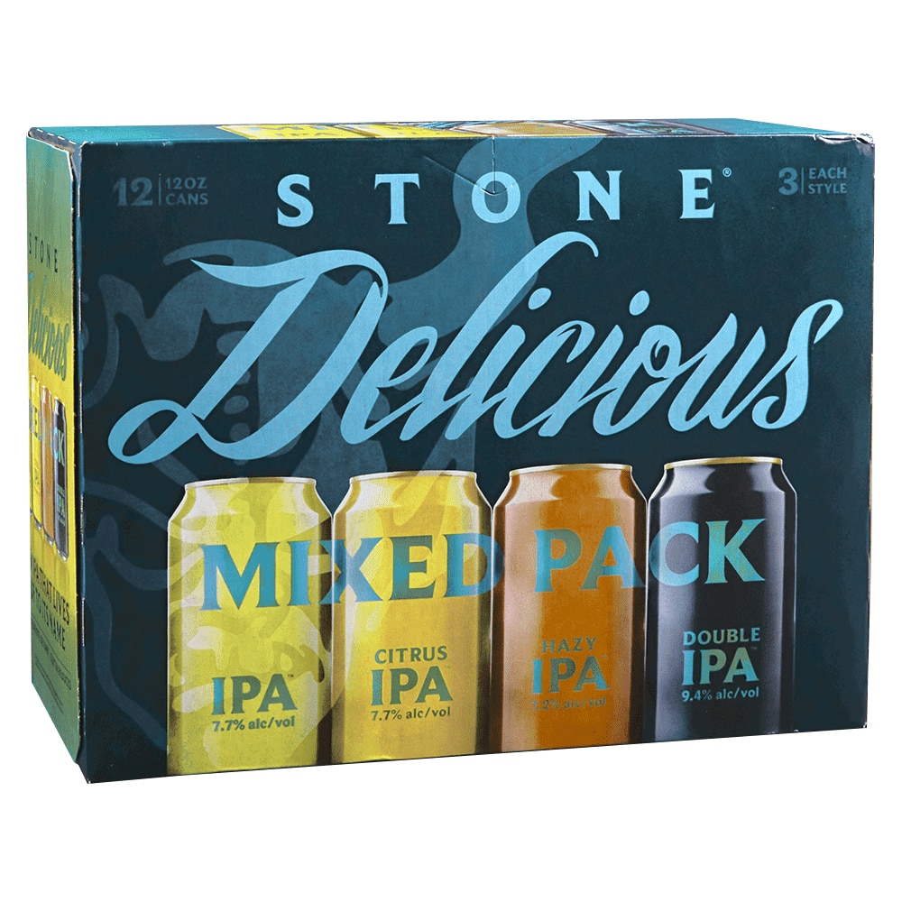 Stone Delicious Variety 12pk 12 oz Cans Applejack