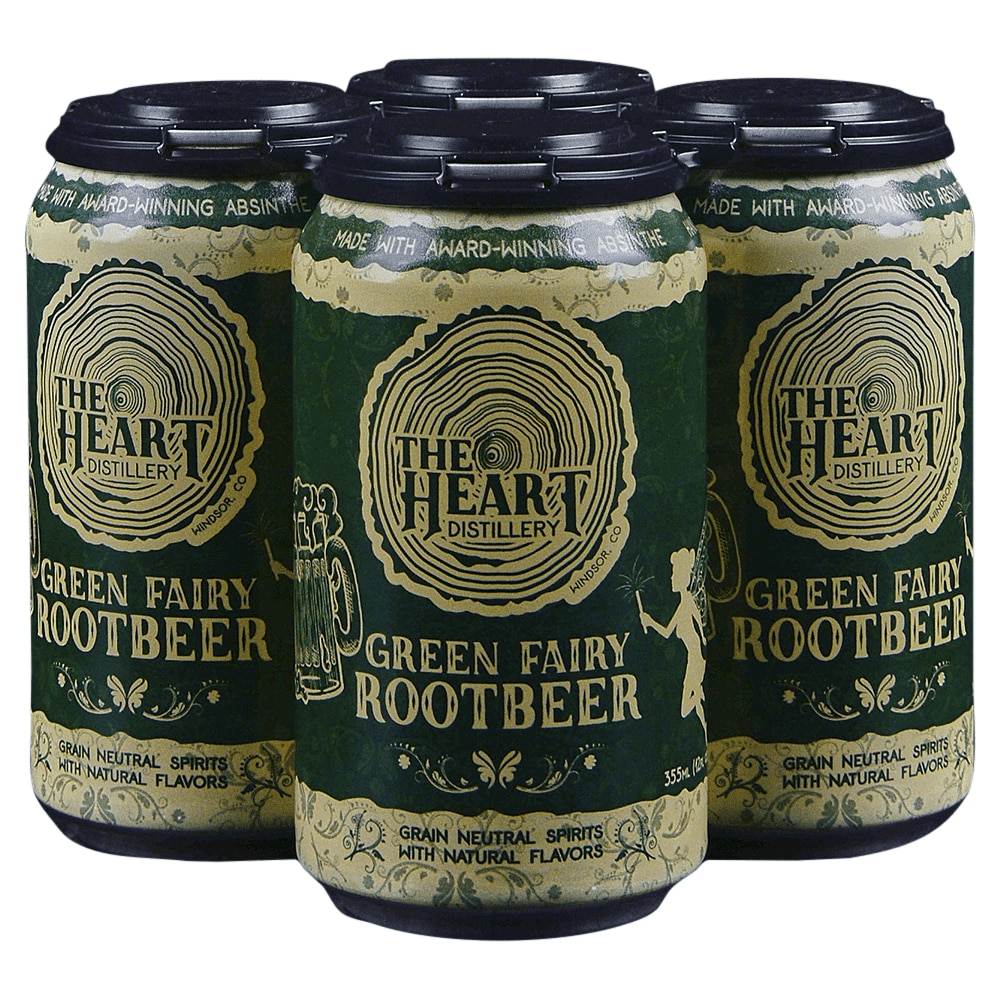 The Heart Green Fairy Rootbeer 4pk 12 oz Cans
