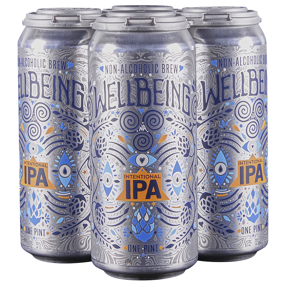 Wellbeing IPA NA 4pk 16 oz Cans