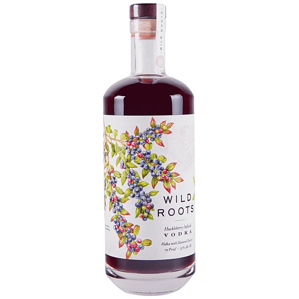 Wild Roots Huckleberry Vodka 750 ml