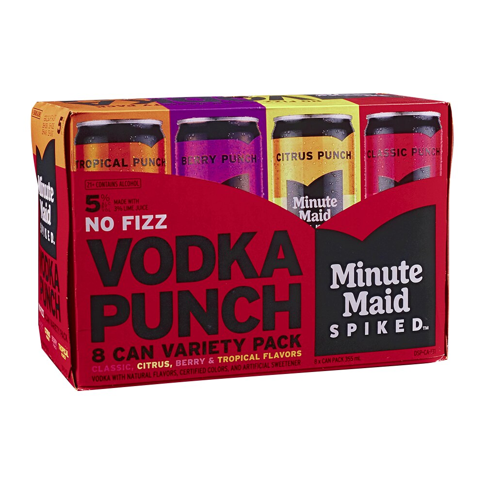 Minute Maid Spiked Punch Variety 8 pk 12 oz Cans - Applejack